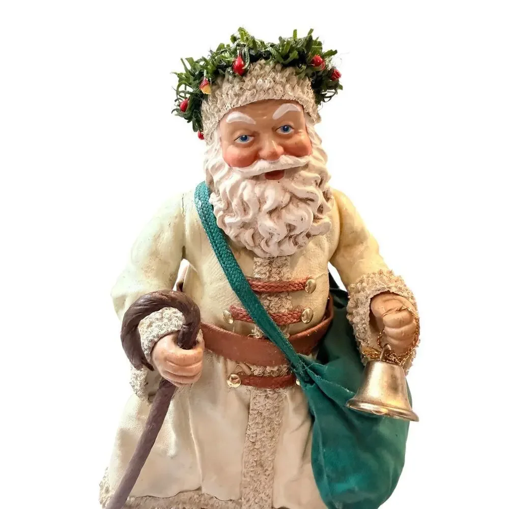 Possible Dreams Clothtique Santa Figurine 1994 Woodland Style